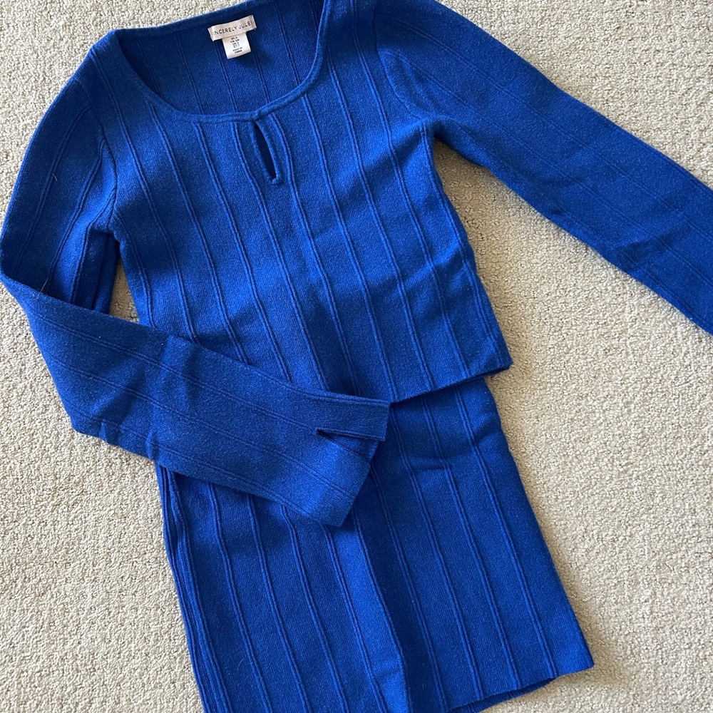 Sweater Skirt Set